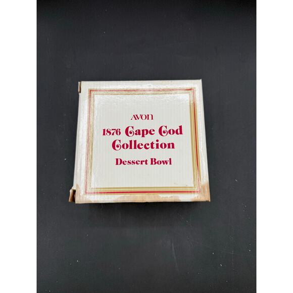 Vintage Avon 1876 Cape Cod Ruby Red 5" Dessert Bowl – New in Box - Picture 6 of 8